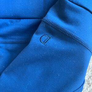 Blue Straight Leg Women's Pants